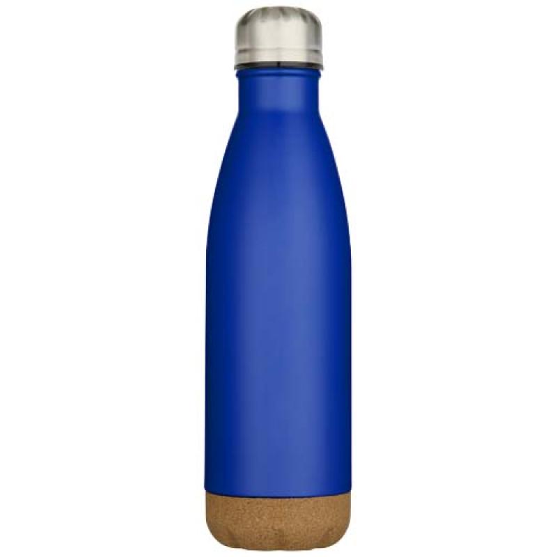 Botella de 500 ml de acero inoxidable con aislamiento y doble pared con detalles de corcho "Cove"