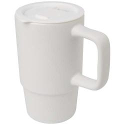 Taza de cerámica con tapa de plástico de 450 ml "Carter"