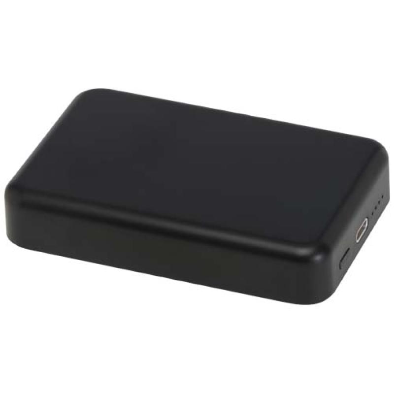 Batería externa inalámbrica magnética de 10 000 mAh y 15 W con PD de 20 W fabricada con plástico reciclado "Acrab"