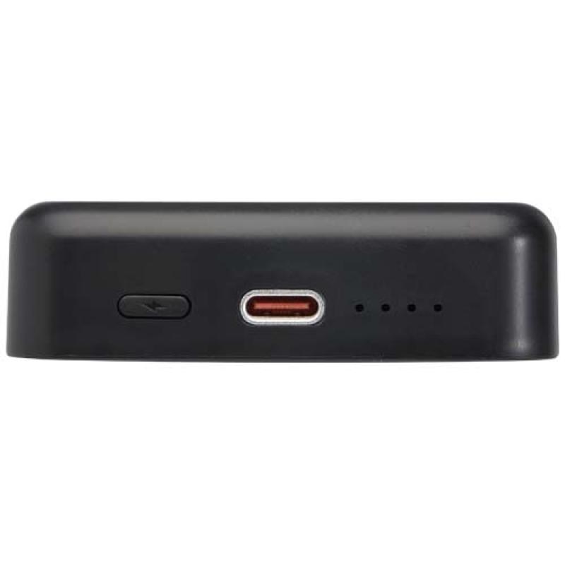 Batería externa inalámbrica magnética de 10 000 mAh y 15 W con PD de 20 W fabricada con plástico reciclado "Acrab"
