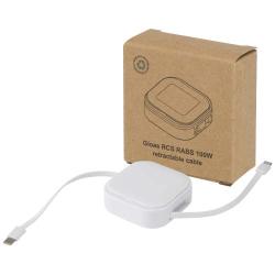 Cable retráctil reciclado 5 en 1 para sincronización de datos y carga rápida de 100 W con kit de herramientas para smartphone "G