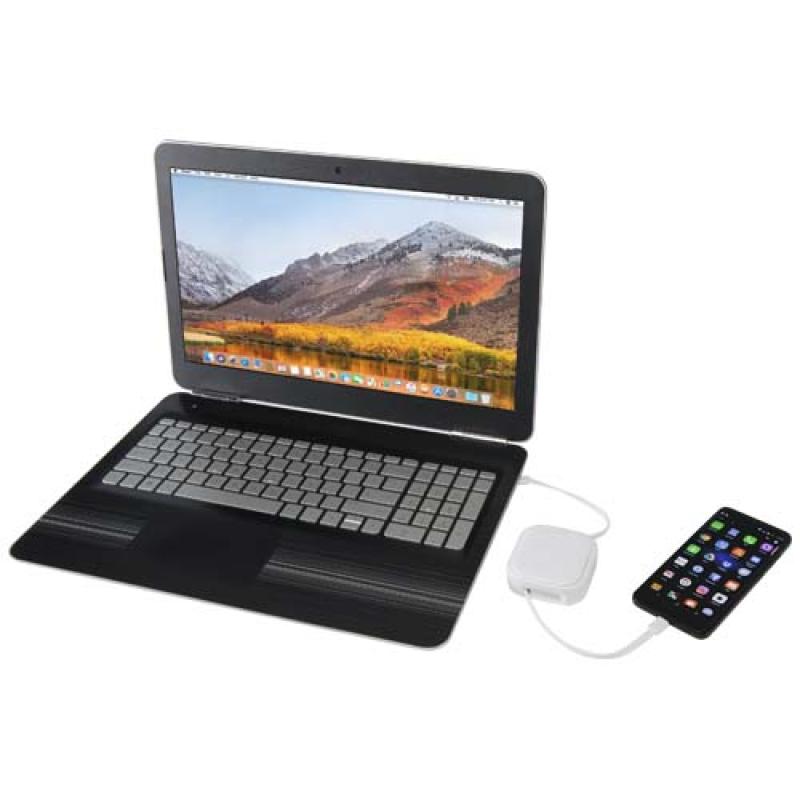 Cable retráctil reciclado 5 en 1 para sincronización de datos y carga rápida de 100 W con kit de herramientas para smartphone "G