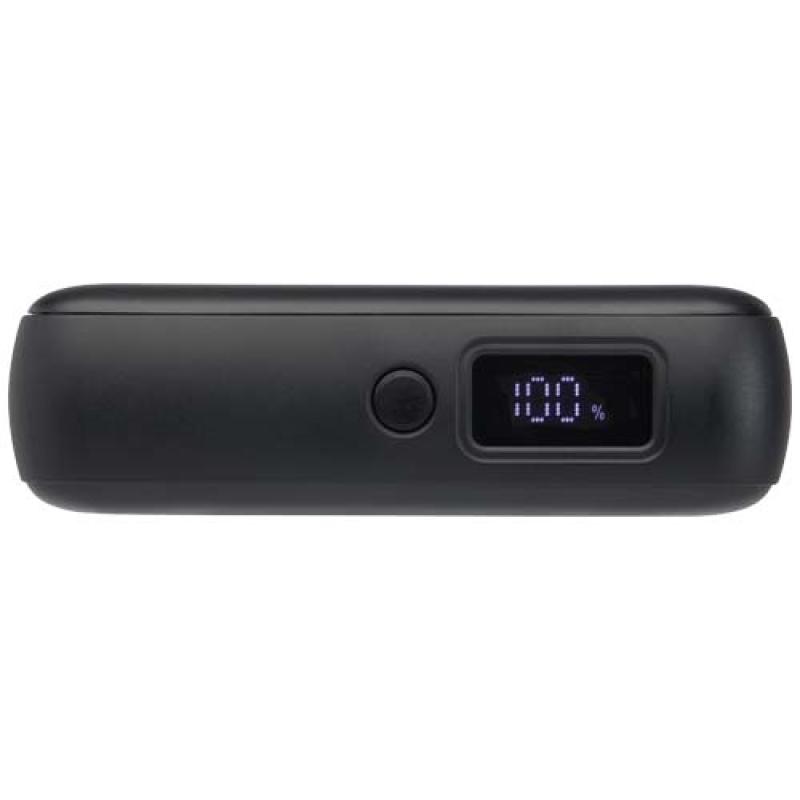 Batería externa para tableta de 10 000 mAh y 35 W con cable tipo C integrado y fabricada con plástico reciclado "Acrux"