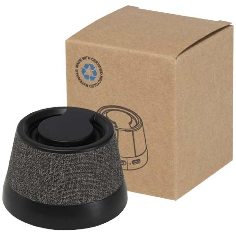 Altavoz inalámbrico magnético de plástico reciclado de 3 W "Horna"
