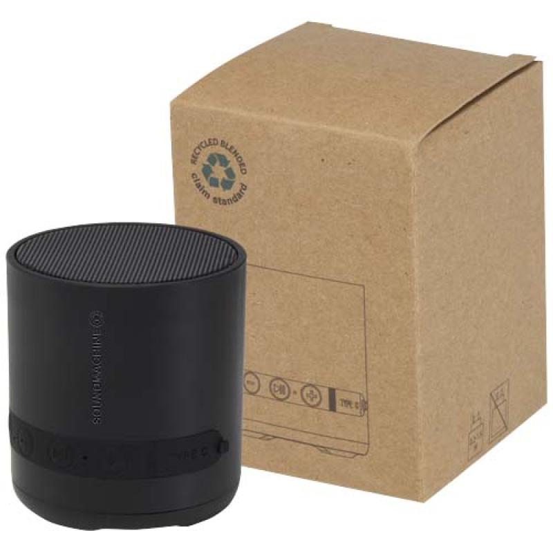 Altavoz inalámbrico de plástico reciclado de 3 W "Hunor"