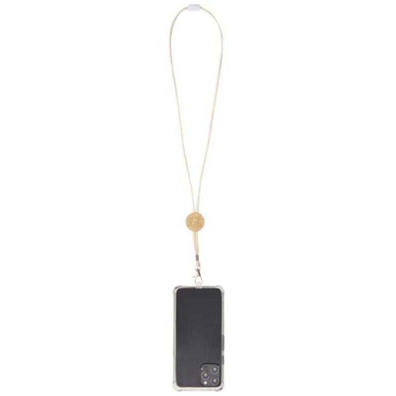 Lanyard para smartphone con detalles de bambú "Adhab"