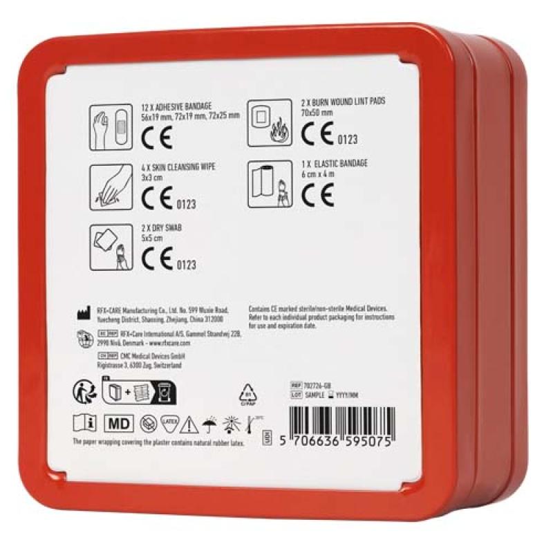 Kit de primeros auxilios en caja metálica "MyKit"