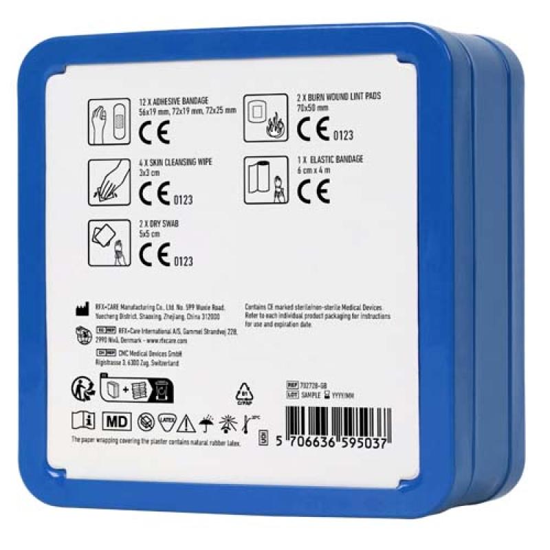 Kit de primeros auxilios en caja metálica "MyKit"