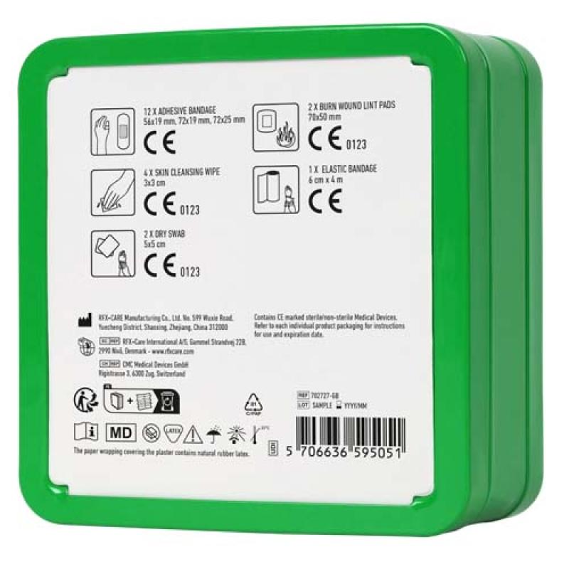 Kit de primeros auxilios en caja metálica "MyKit"