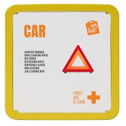 Kit de primeros auxilios para el coche en caja metálica "MyKit"