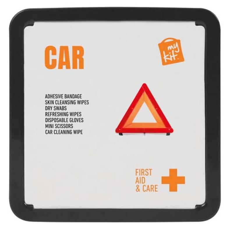 Kit de primeros auxilios para el coche en caja metálica "MyKit"