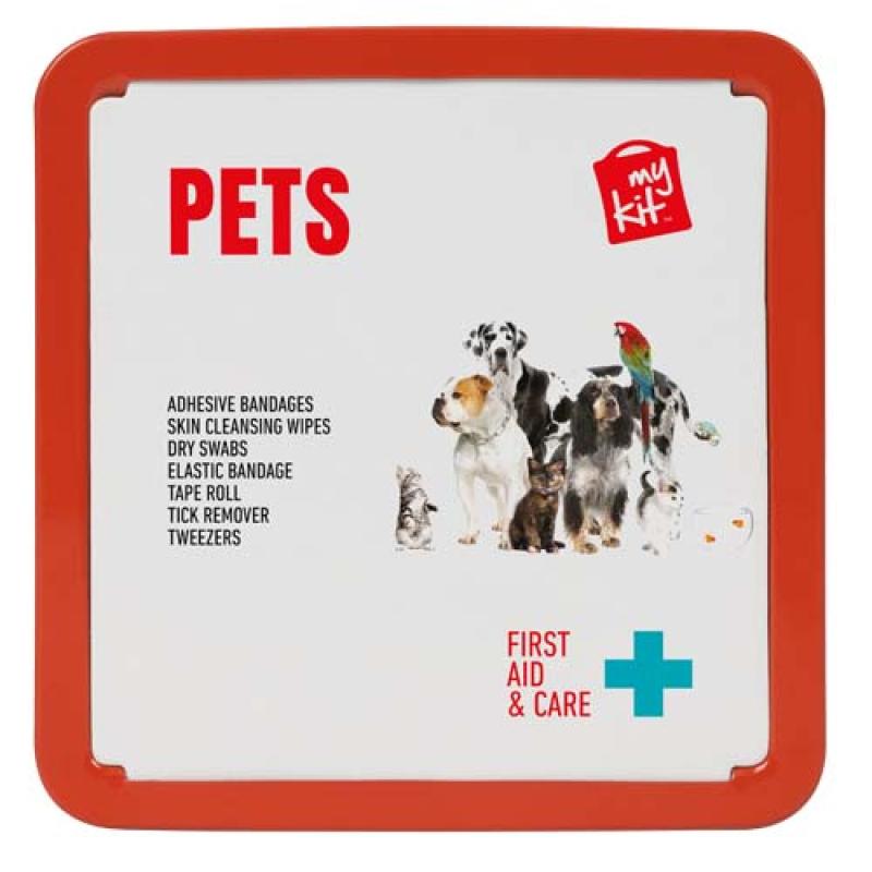 Botiquín de primeros auxilios para mascotas en caja metálica "MyKit"
