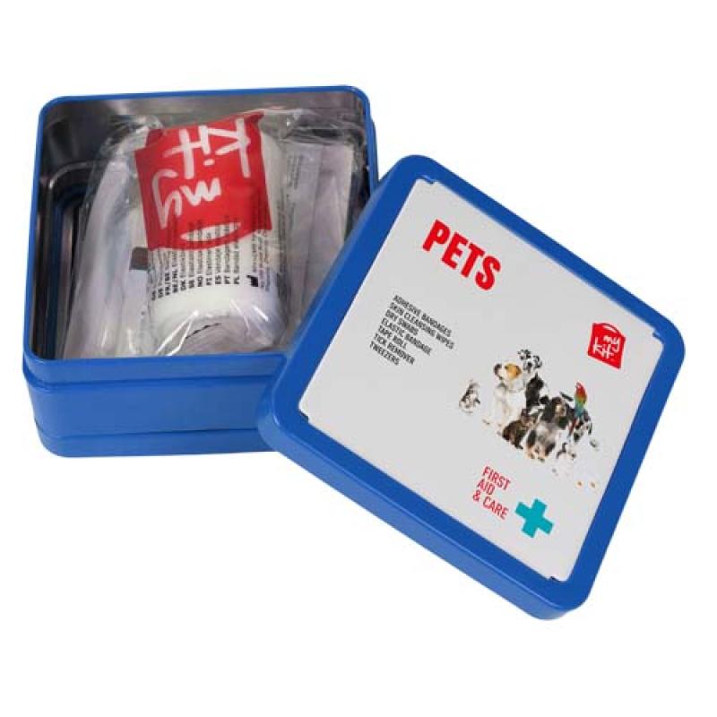 Botiquín de primeros auxilios para mascotas en caja metálica "MyKit"