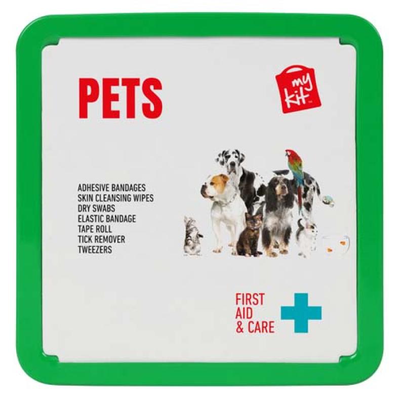 Botiquín de primeros auxilios para mascotas en caja metálica "MyKit"