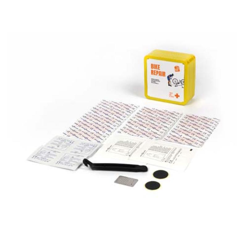Kit de reparación de bicicletas en caja metálica "MyKit"