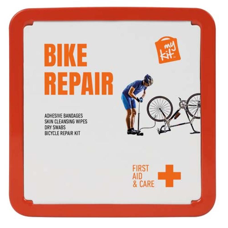 Kit de reparación de bicicletas en caja metálica "MyKit"