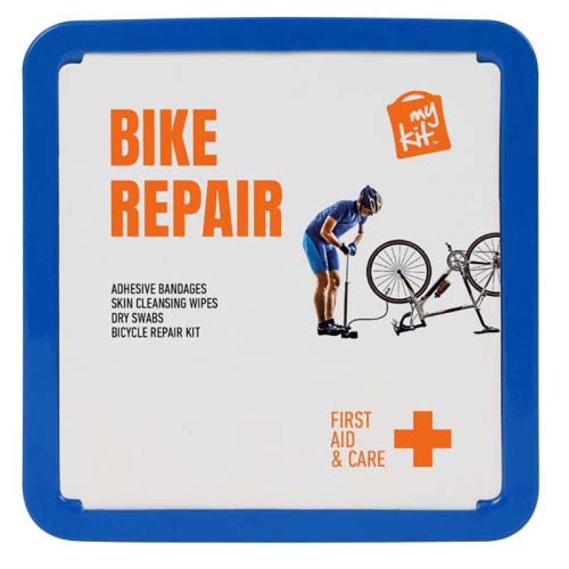 Kit de reparación de bicicletas en caja metálica "MyKit"