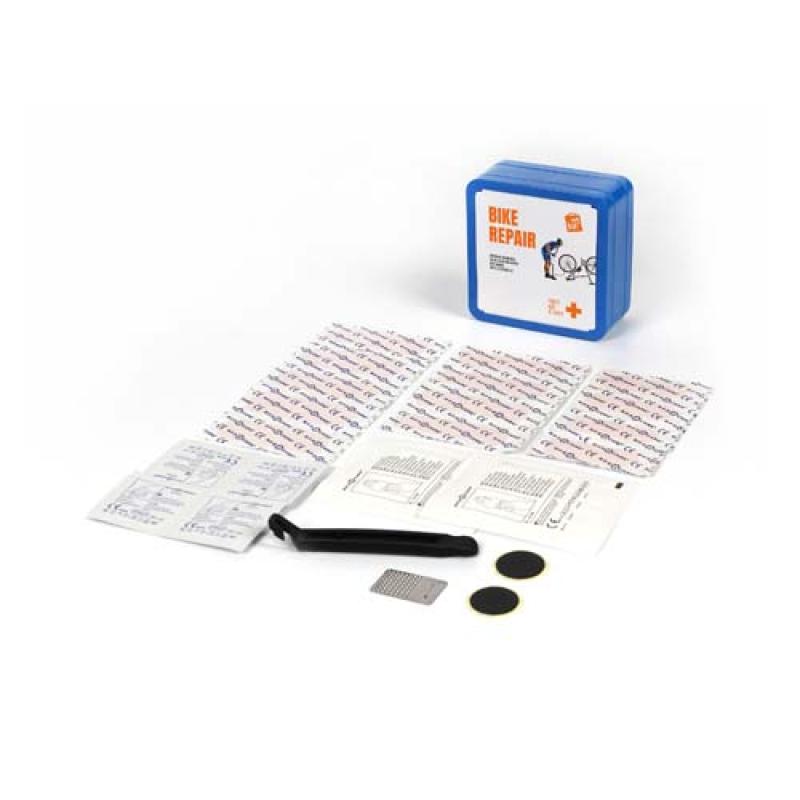 Kit de reparación de bicicletas en caja metálica "MyKit"