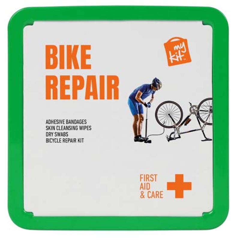 Kit de reparación de bicicletas en caja metálica "MyKit"