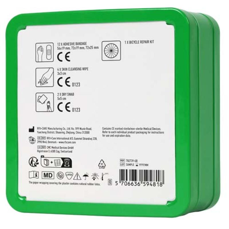 Kit de reparación de bicicletas en caja metálica "MyKit"
