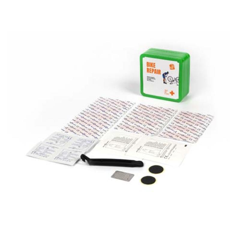 Kit de reparación de bicicletas en caja metálica "MyKit"