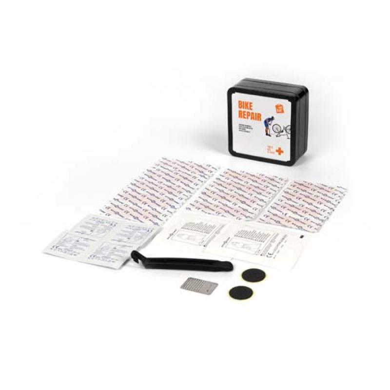 Kit de reparación de bicicletas en caja metálica "MyKit"