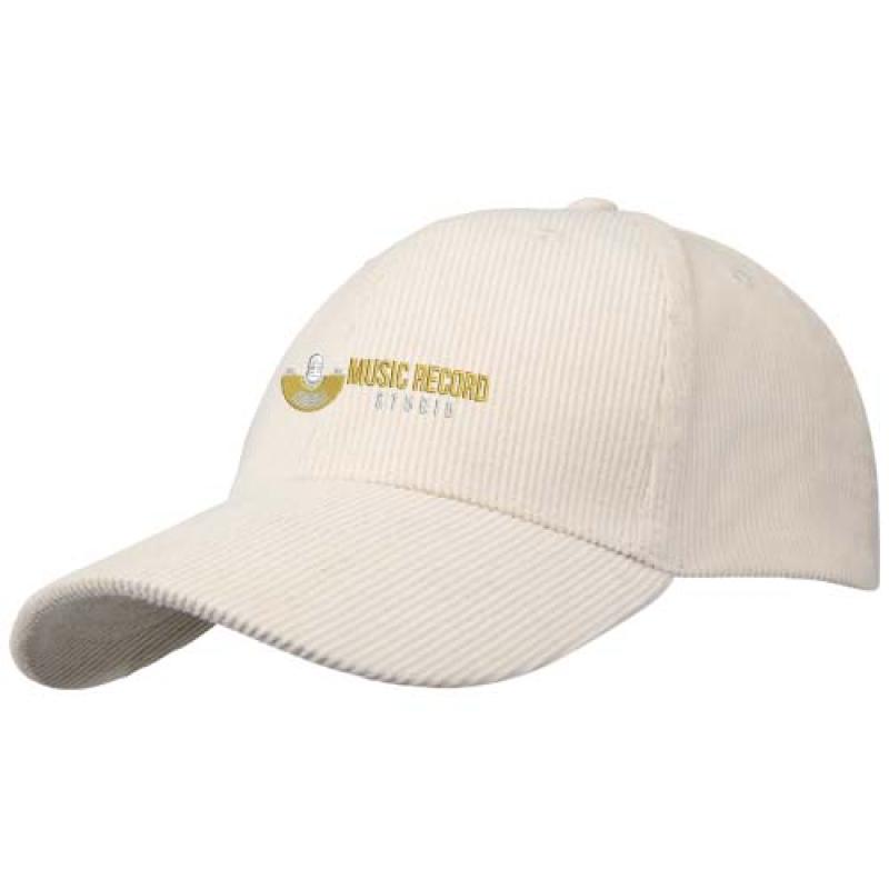 Gorra de 6 paneles de pana reciclada "Hutton"