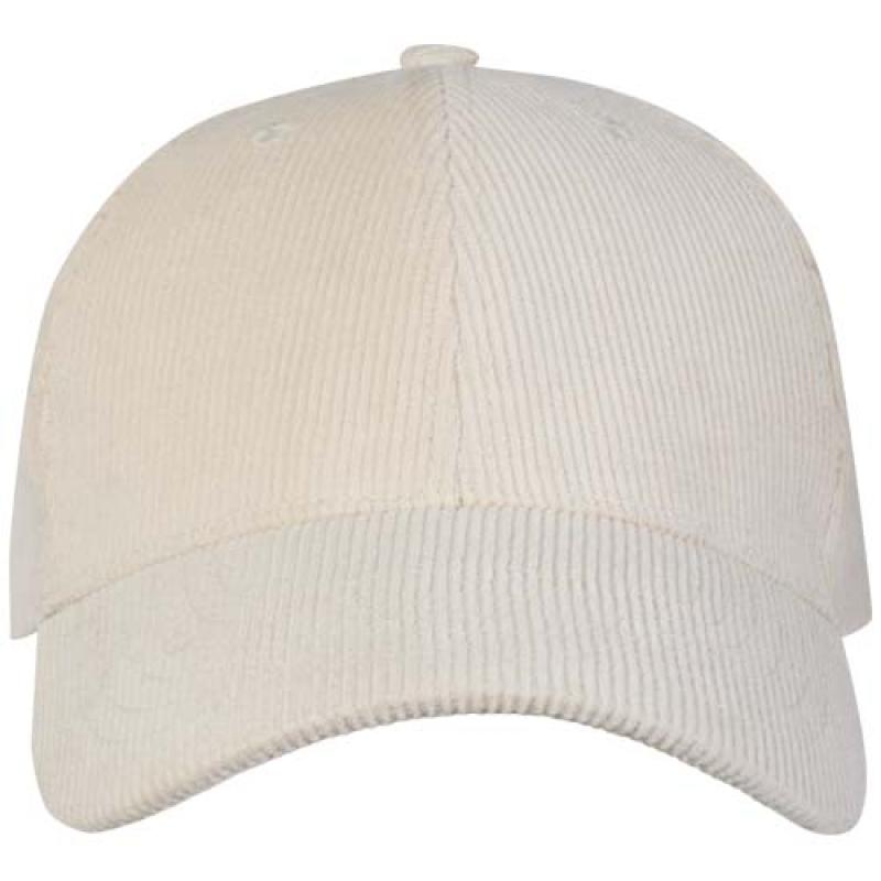 Gorra de 6 paneles de pana reciclada "Hutton"