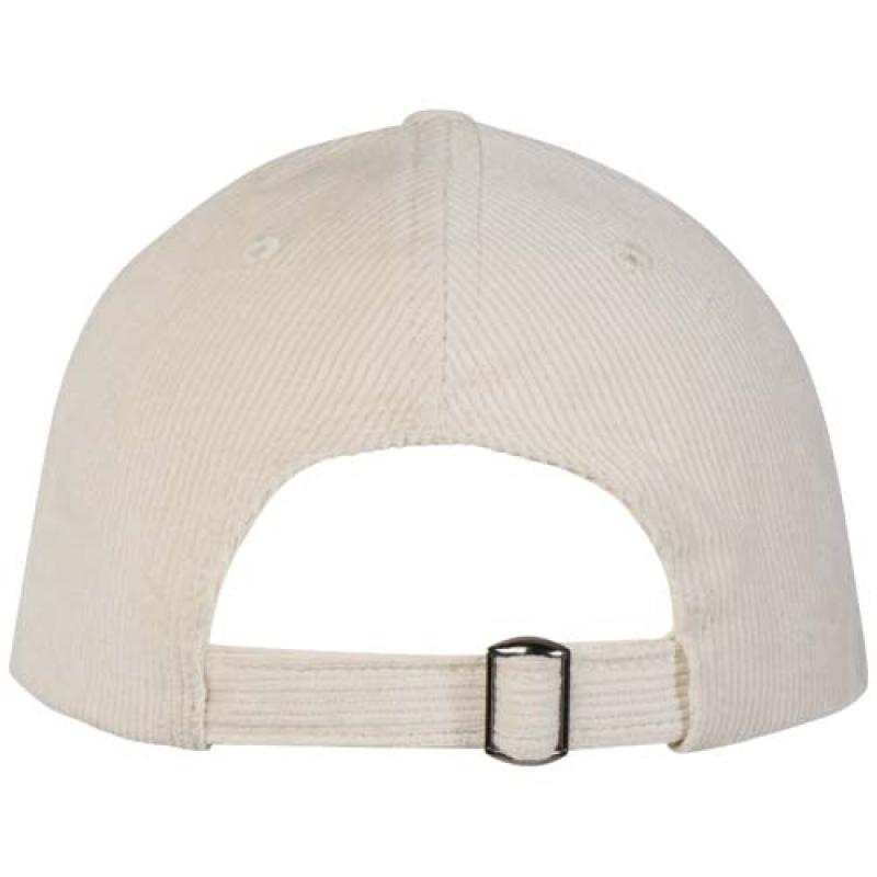 Gorra de 6 paneles de pana reciclada "Hutton"
