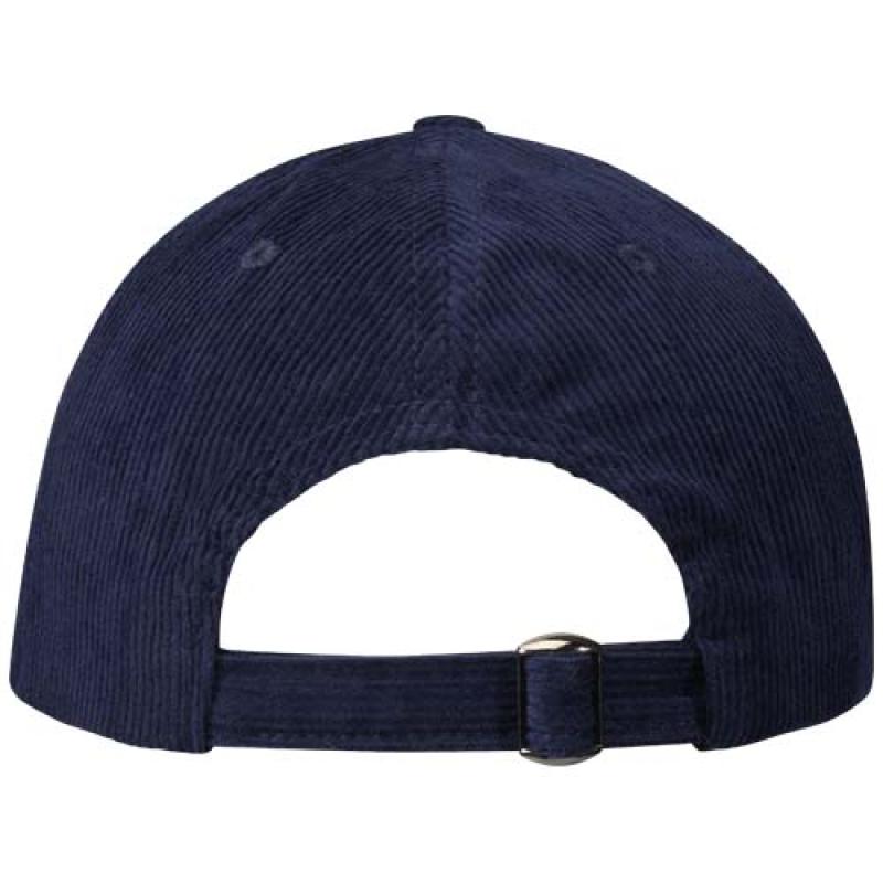 Gorra de 6 paneles de pana reciclada "Hutton"