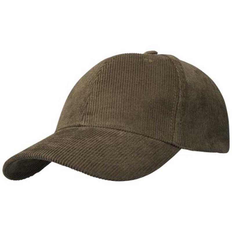 Gorra de 6 paneles de pana reciclada "Hutton"