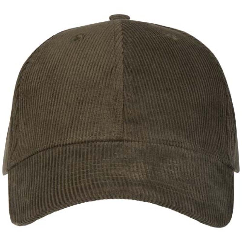 Gorra de 6 paneles de pana reciclada "Hutton"