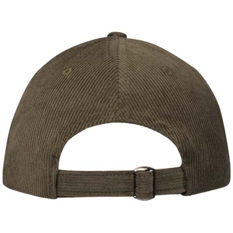 Gorra de 6 paneles de pana reciclada "Hutton"