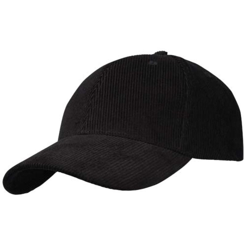 Gorra de 6 paneles de pana reciclada "Hutton"