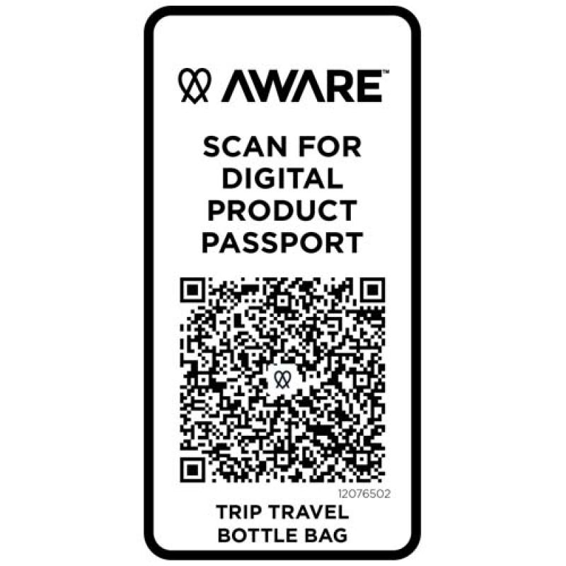 Bolsa para botellas de viaje reciclada de 2 litros "Trip Aware™"