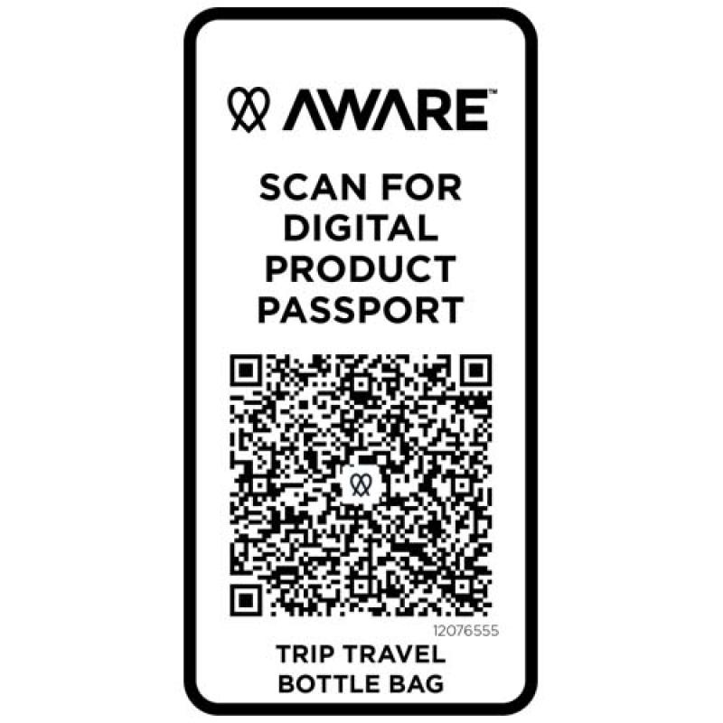 Bolsa para botellas de viaje reciclada de 2 litros "Trip Aware™"