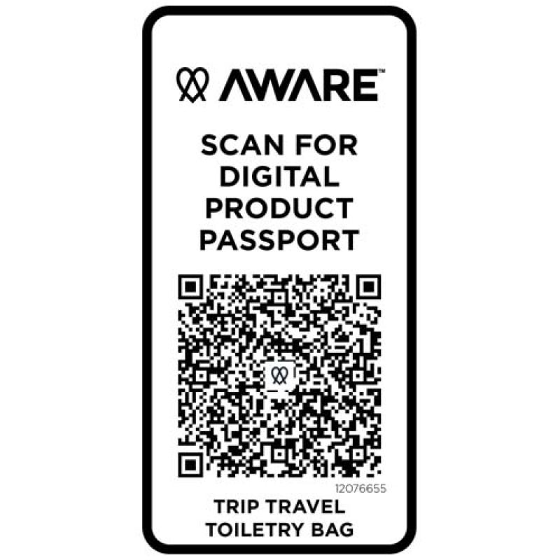 Neceser de viaje reciclado de 6 litros "Trip Aware™"
