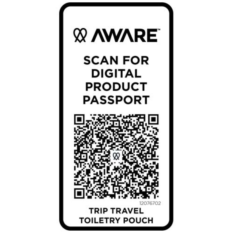 Neceser de viaje reciclado de 2 litros "Trip Aware™"