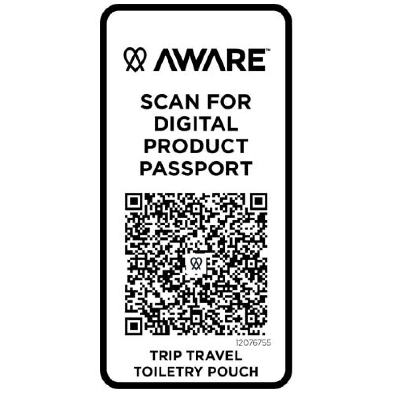 Neceser de viaje reciclado de 2 litros "Trip Aware™"