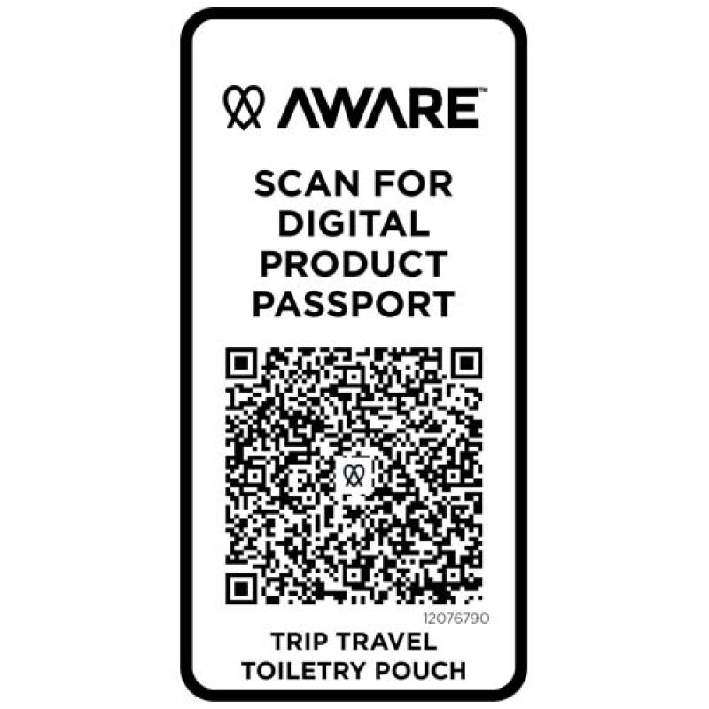 Neceser de viaje reciclado de 2 litros "Trip Aware™"
