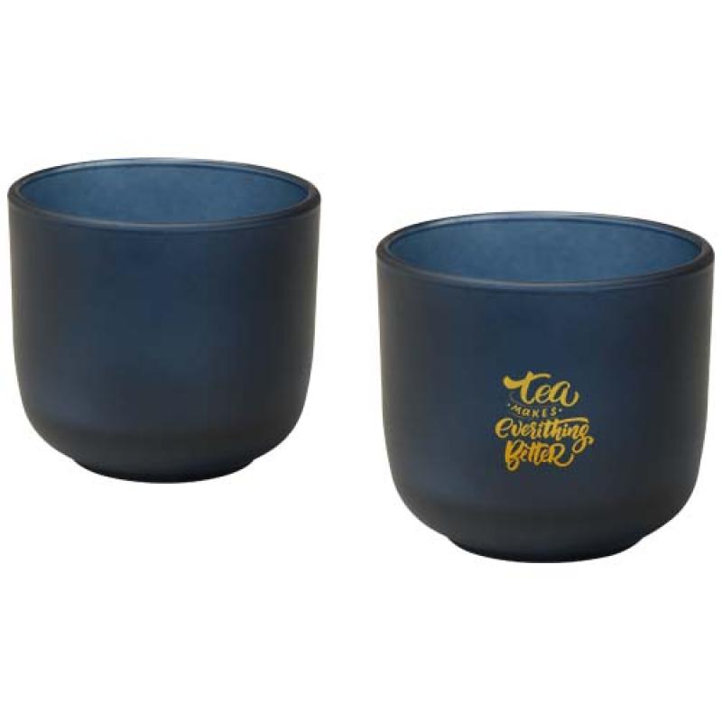 Juego de 2 vasos de cristal de 200 ml "Male"