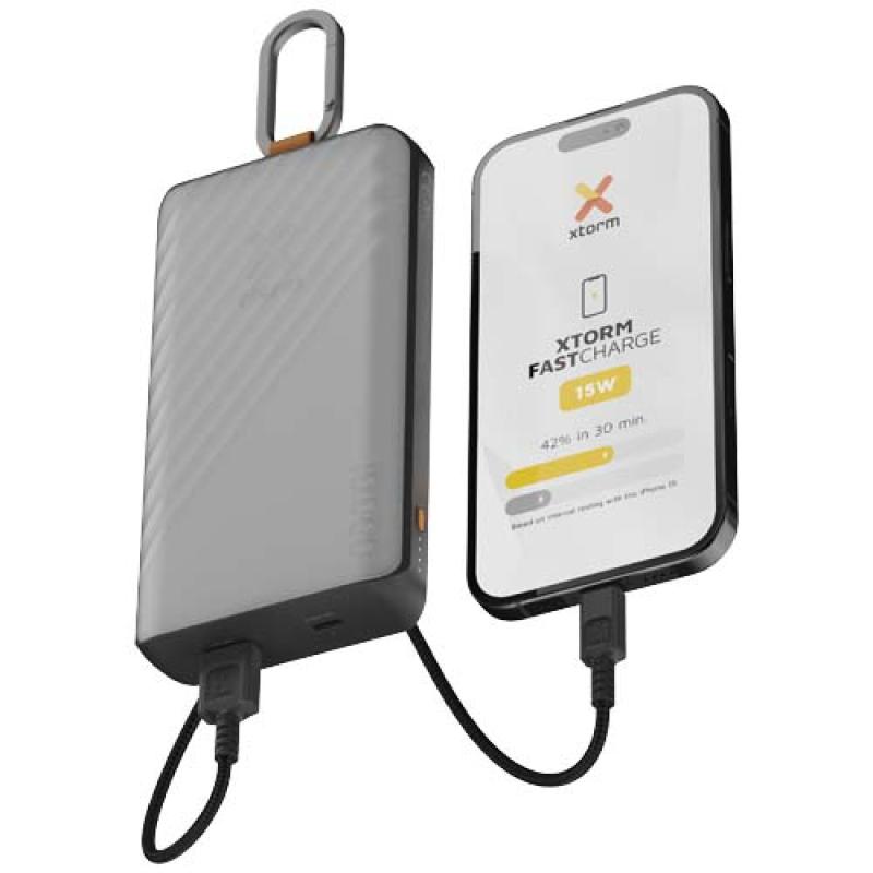 Batería externa solar de 10 000 mAh y 15 W con luz "Xtorm XG2S101 Go2"