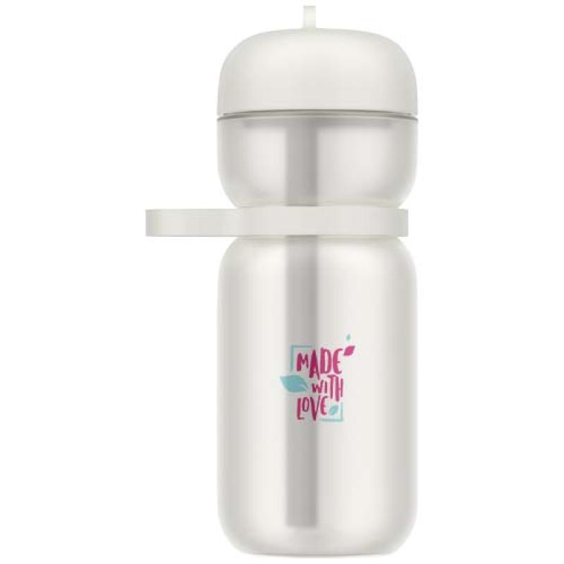 Bidón deportivo con tapa Flip de material reciclado de 600 ml "Mepal"