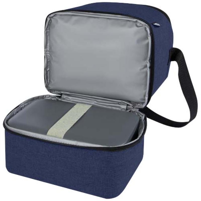 Bolsa isotérmica para almuerzo y 9 latas de PET reciclado GRS "Tundra"