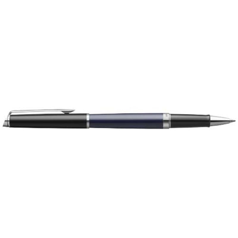 Rollerball con bloques de color y ribete plateado "Hemisphere" (tinta negra)