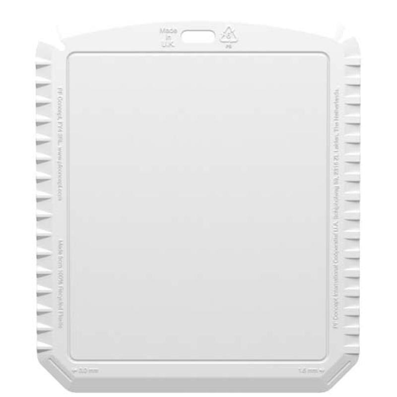 Rascador de hielo rectangular de plástico reciclado "Thrym"