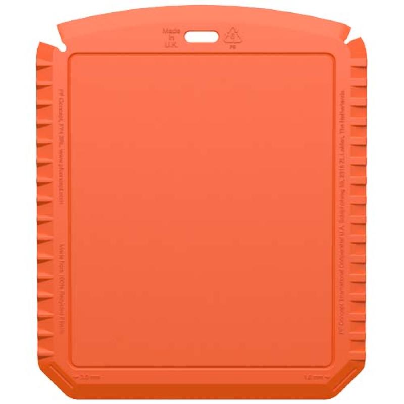 Rascador de hielo rectangular de plástico reciclado "Thrym"