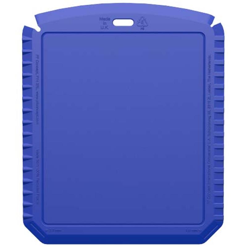 Rascador de hielo rectangular de plástico reciclado "Thrym"