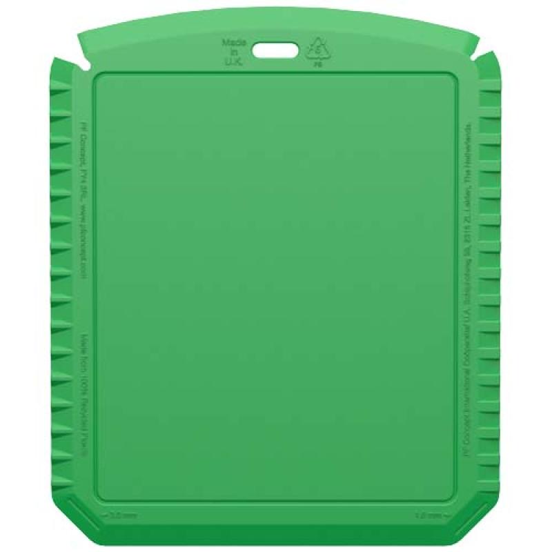 Rascador de hielo rectangular de plástico reciclado "Thrym"