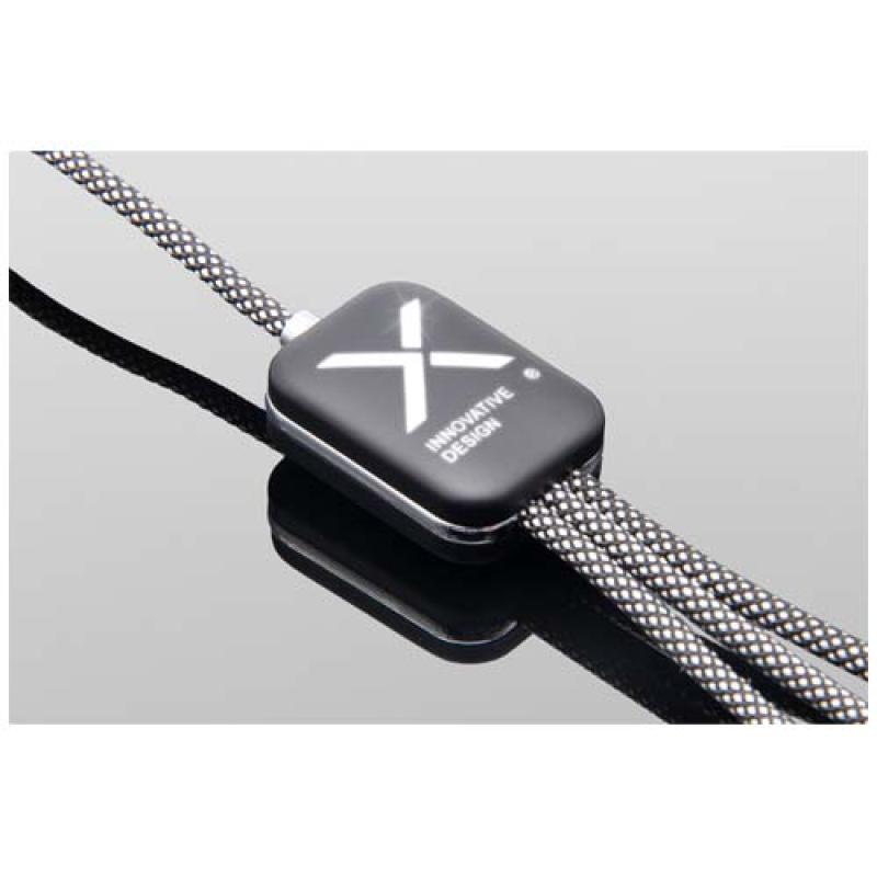 Cable de carga tipo C de 60 W con doble logotipo retroiluminado "SCX.design C33"
